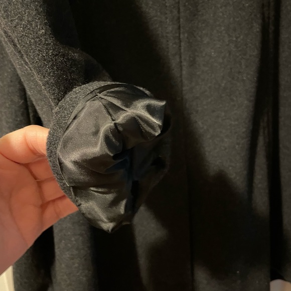 St. John’s Bay Ladies Large Charcoal Dress Coat - Picture 10 of 11